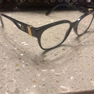 Dolce & Gabbana Black and Gold Glasses DG5066